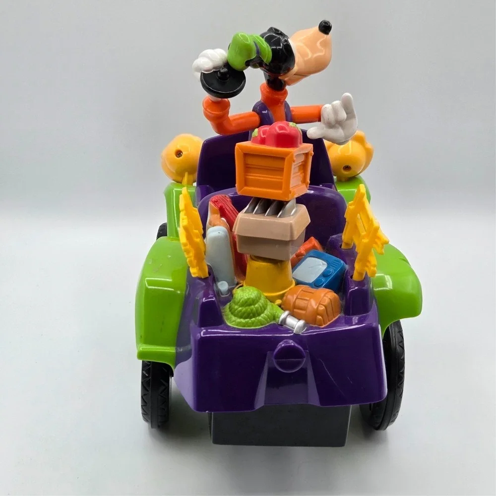 Disney Goofy Jalopy Car Bumpy Ride Vehicle Sounds & Vibrations Working No Remote